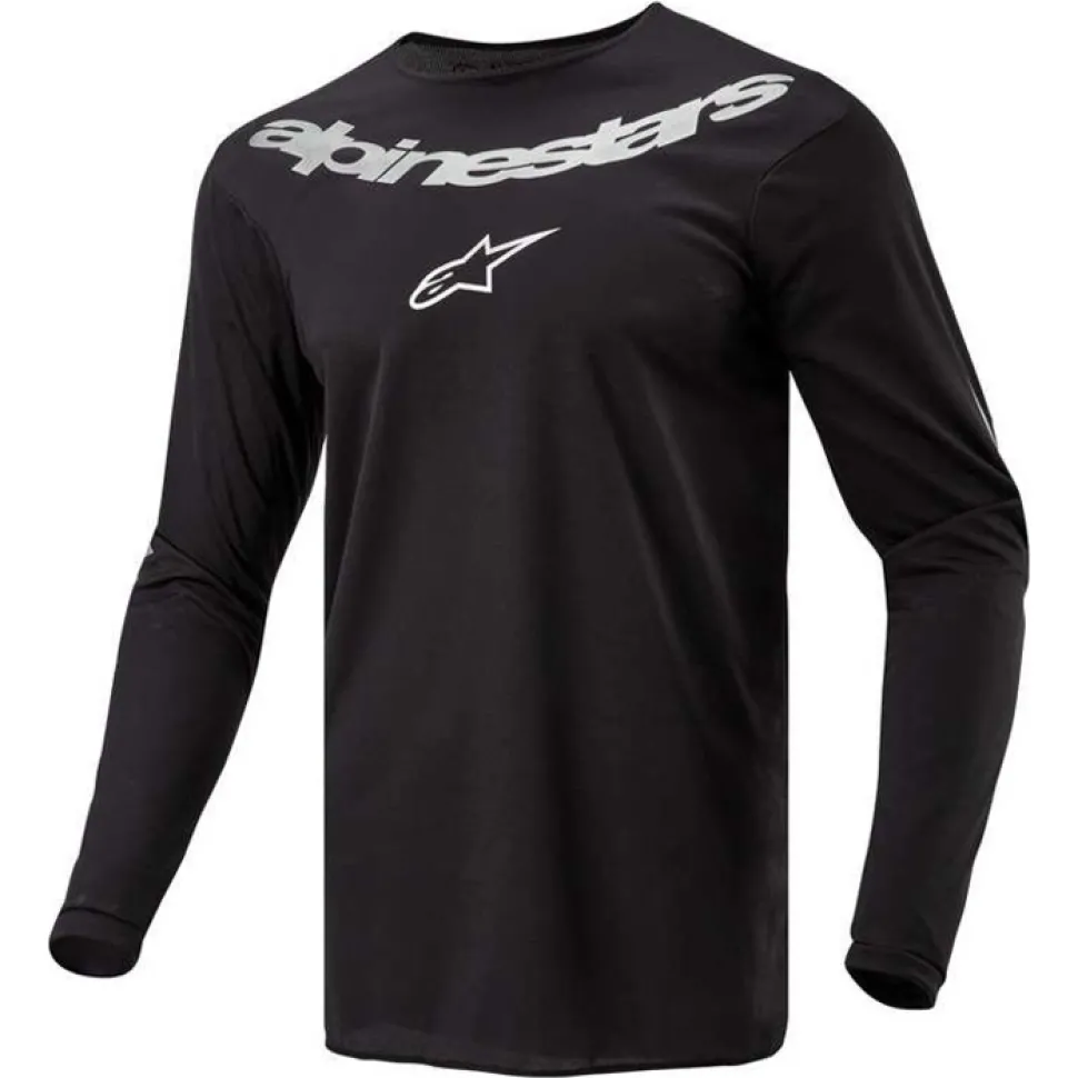 Alpinestars Fluid Graphite Jersey zwart/zilver