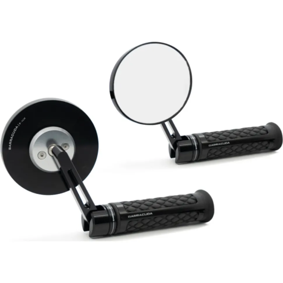 Barracuda Skin-S/Bar End Spiegels (set)