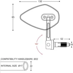 Barracuda Skin-X Bar End B-lux