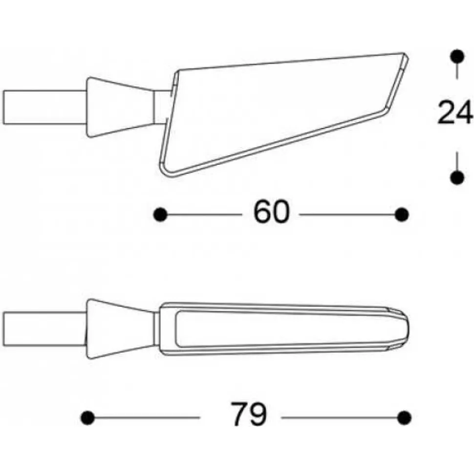Barracuda SQ-led B-lux Knipperlichten (set)