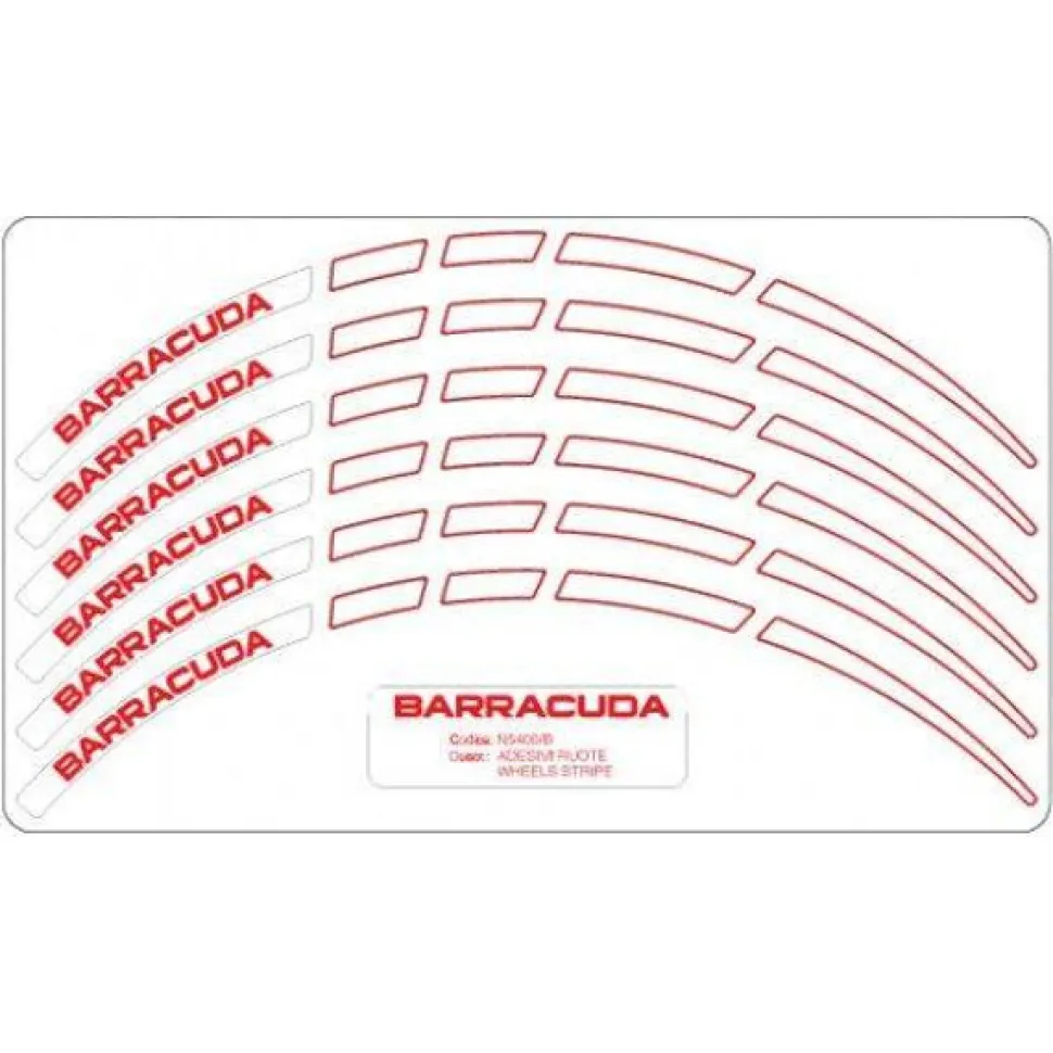 Barracuda Wheel Stripes For Motorbike