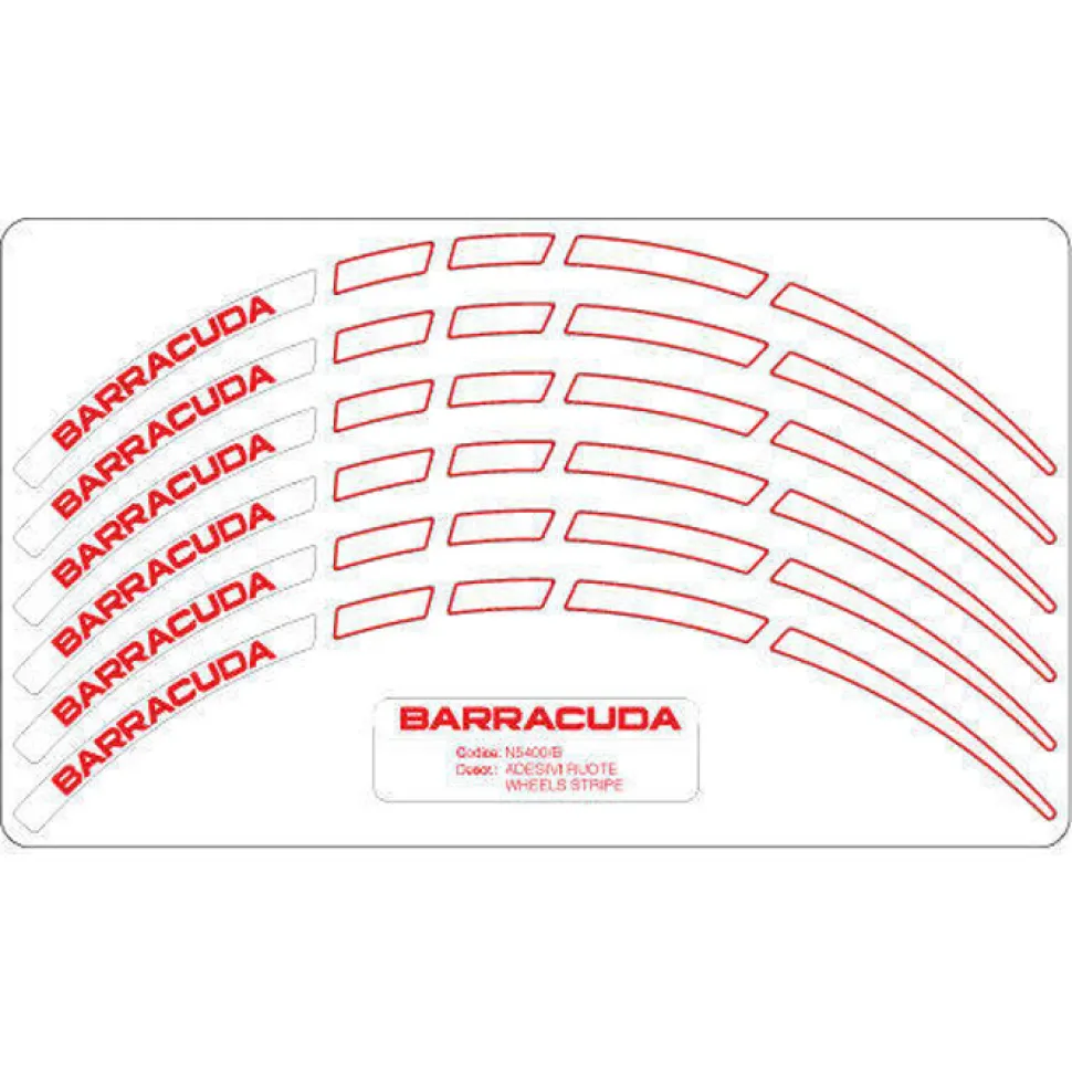Barracuda Wheel Stripes For Maxiscooter