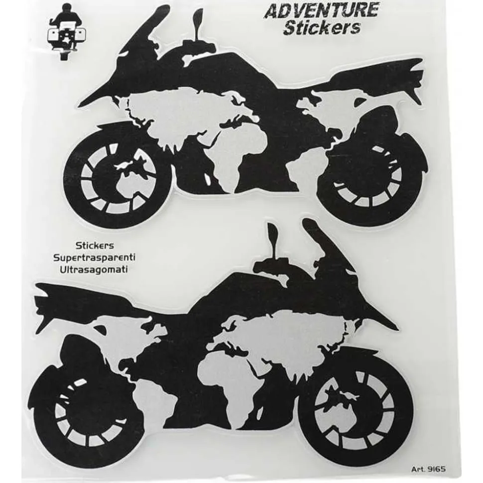 Booster Adventure stickers Moto Planisvero 20x24 cm