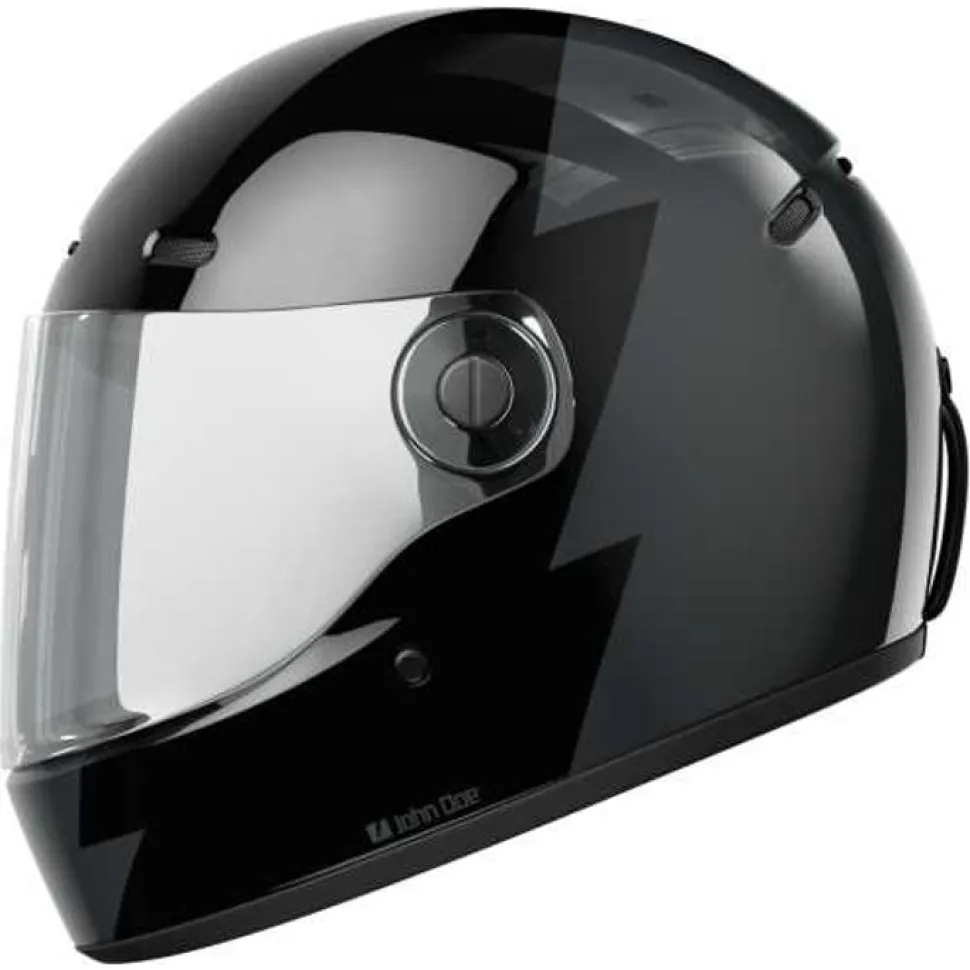 John Doe JD/One Signature Black Grey Integraalhelm