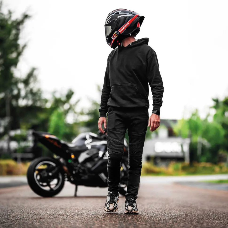 John Doe Rebel Mono Motorjeans Black