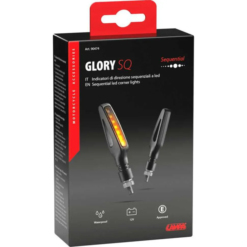 Lampa Glory SQ Knipperlichten hoekverlichting - 12V LED (set)