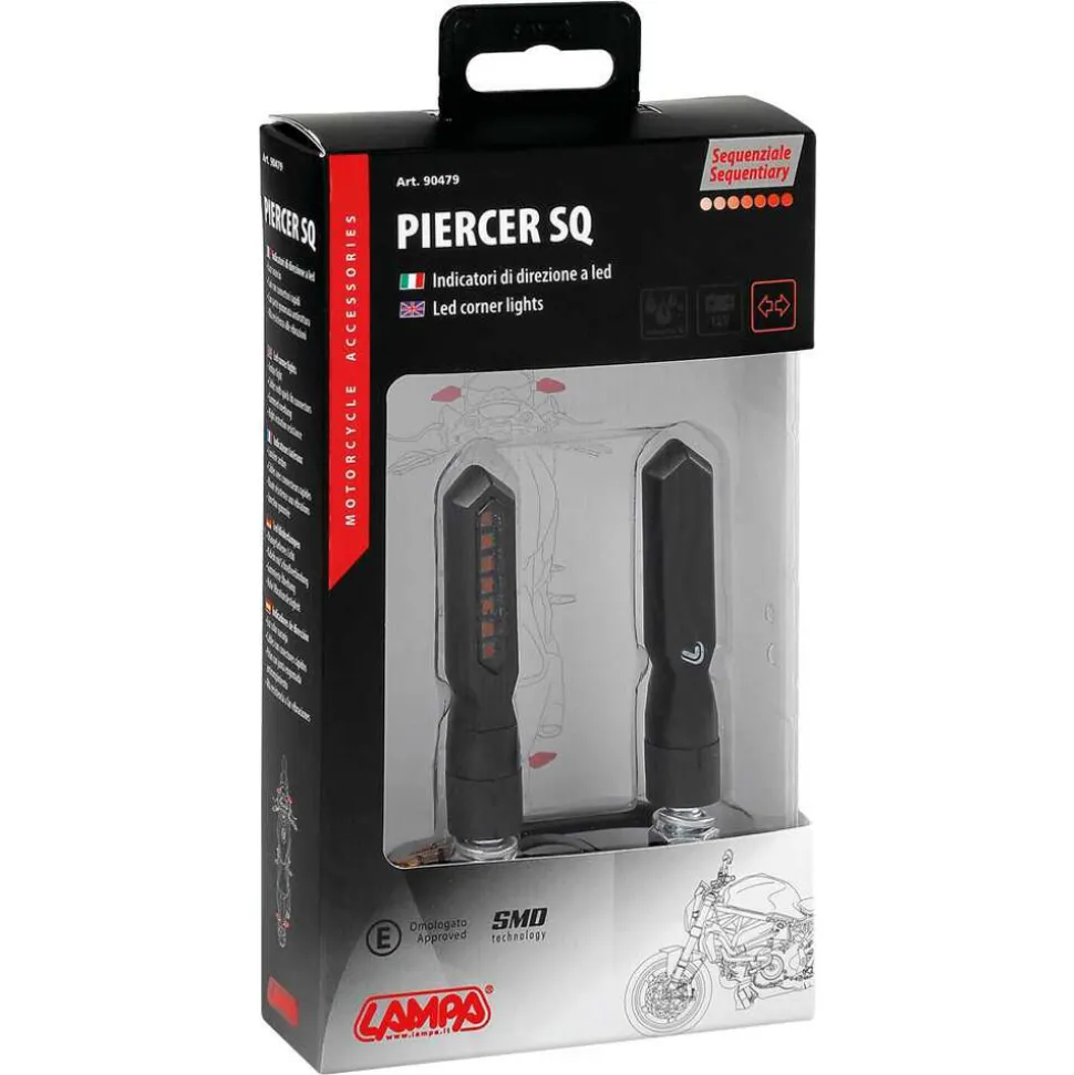 Lampa Piercer SQ Knipperlichten hoekverlichting - 12V LED (set)