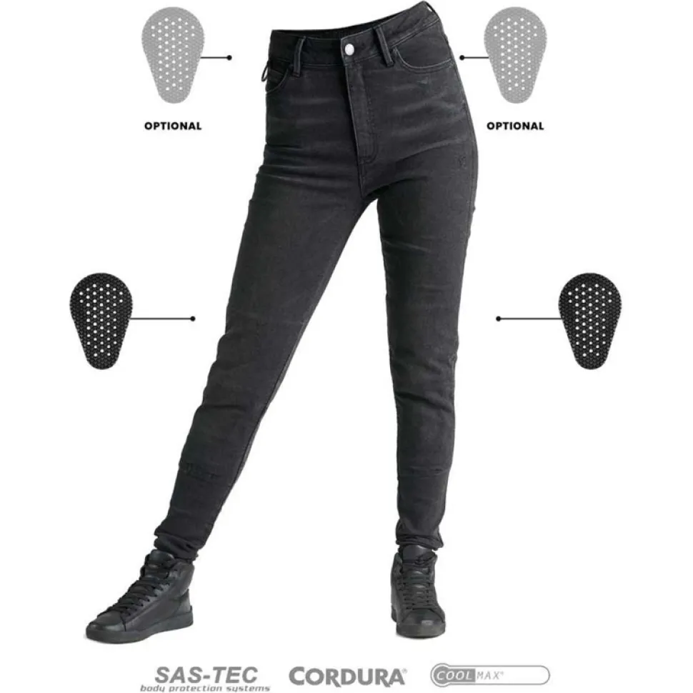 Pando Moto Kusari COR 01 Dames Motorjeans Skinny