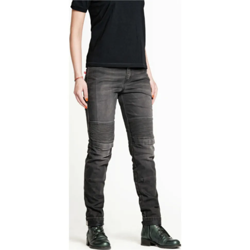 Pando Moto Rosie Devil Plain Dames Motorjeans