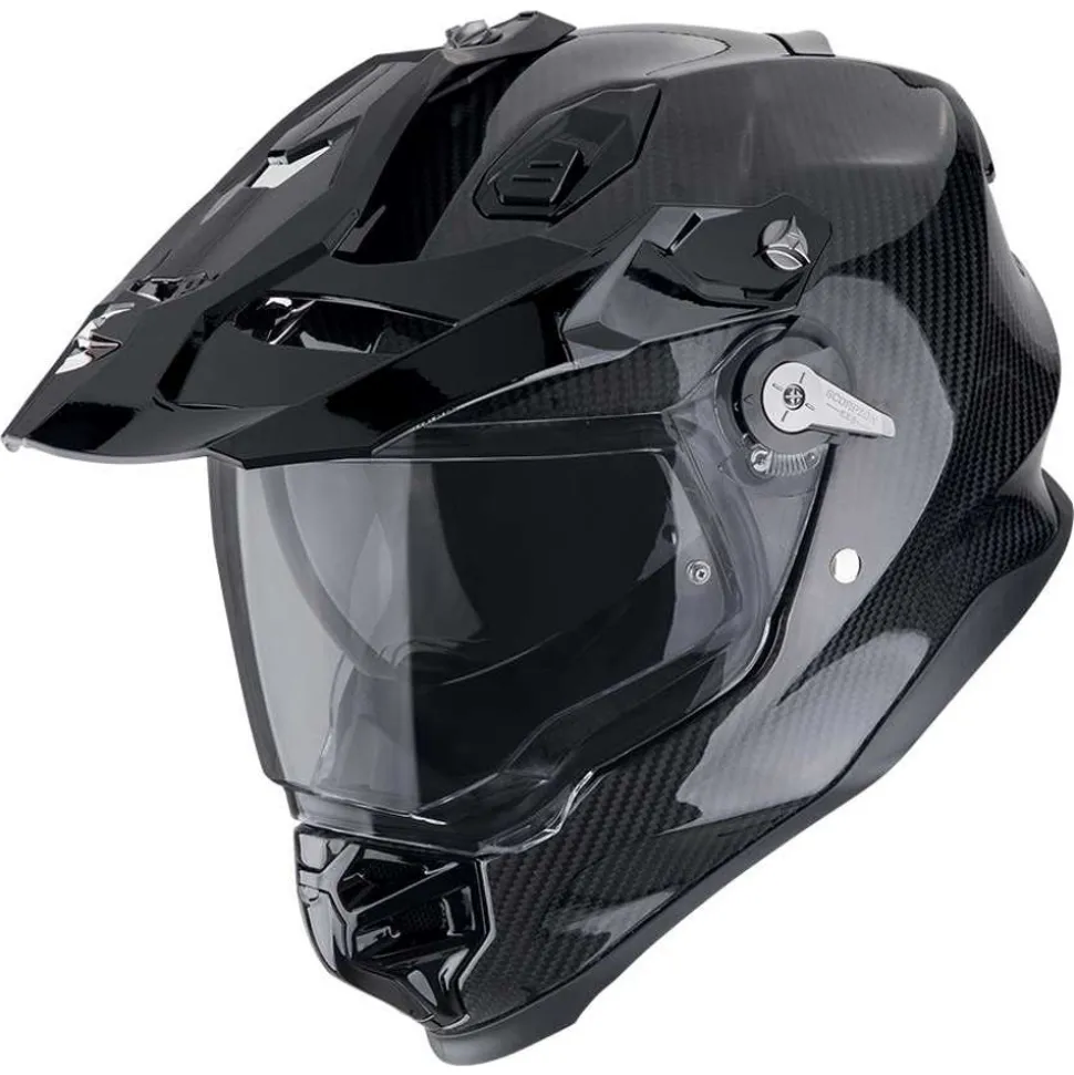 Scorpion ADF-9000 CARBON AIR SOLID Adventure helm