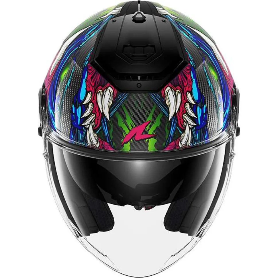 Shark RS Jet Carbon Shaytan Jethelm