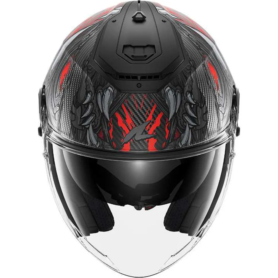 Shark RS Jet Carbon Shaytan Jethelm