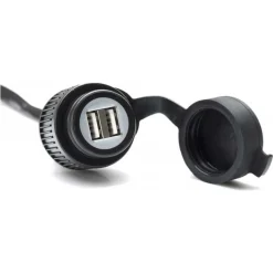 SW-Motech DUBBELE USB ADAPTER MET KABELBOOM.