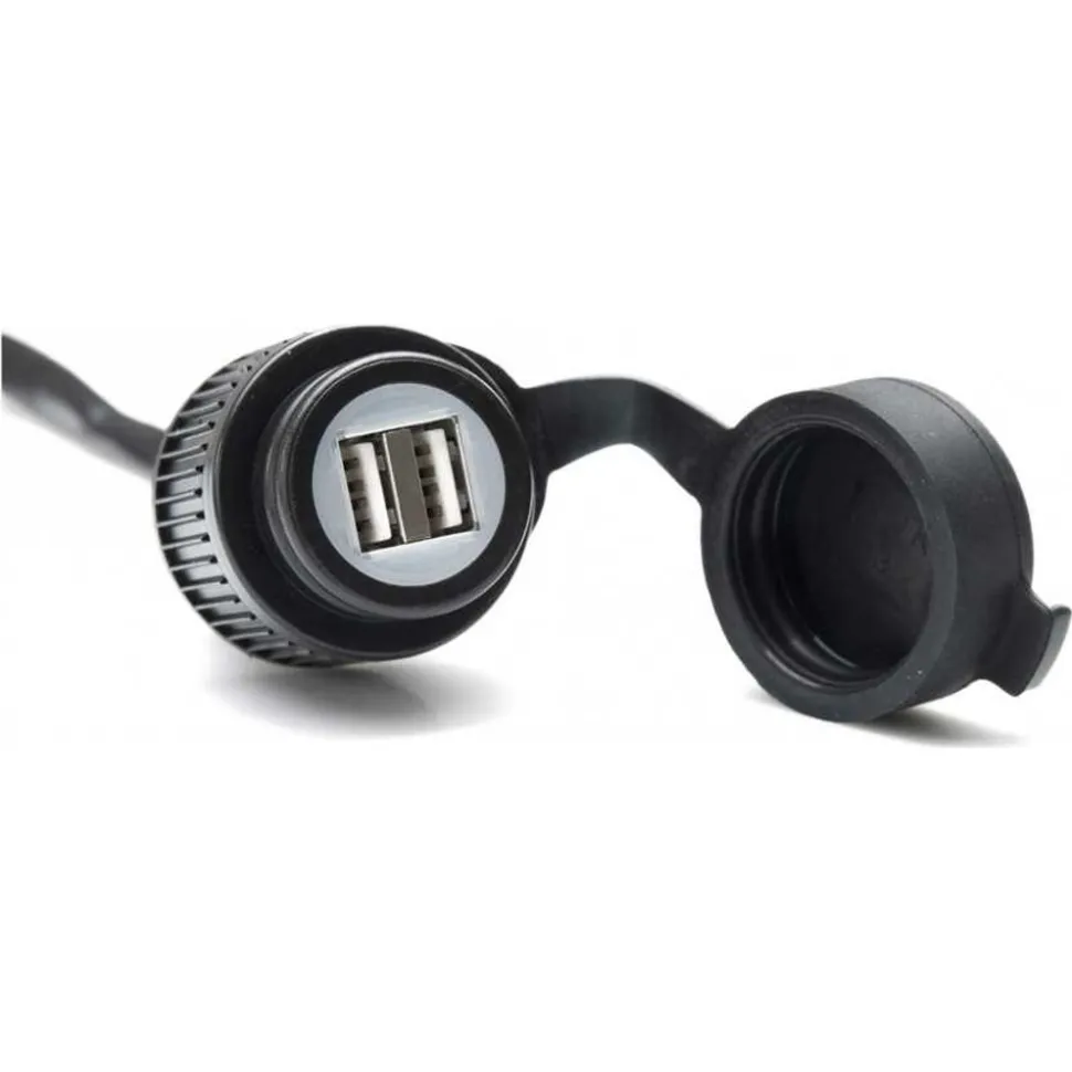 SW-Motech DUBBELE USB ADAPTER MET KABELBOOM.