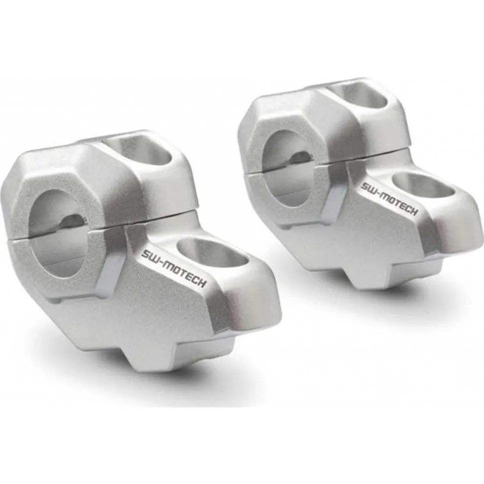 SW-Motech Stuurverhogers BARBACK Zilver