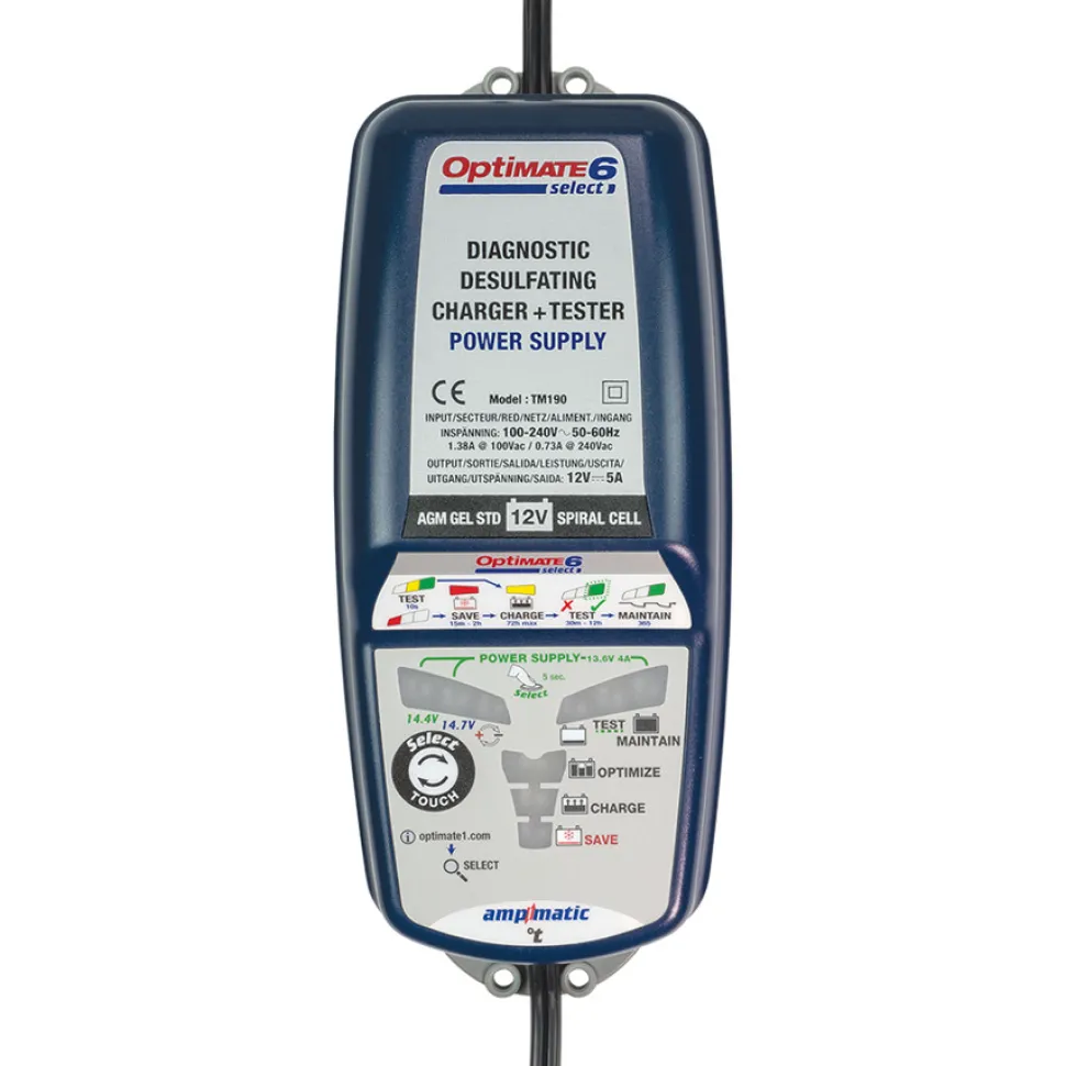 Tecmate Optimate 6 Select Acculader